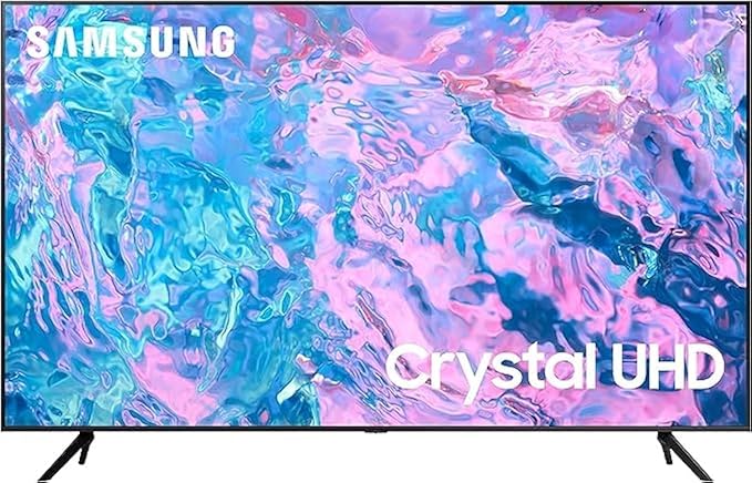 Samsung 43 Inch Crystal UHD 4K Smart TV 2023 43CU7000 UA43CU7000UXZN Black - 50, Samsung