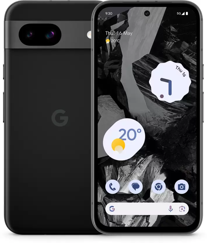 Google Pixel 8A - Obsidian, 256gb, 8-gb, 5g, International-version, Google