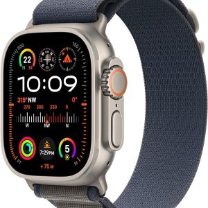 Apple Watch Ultra 2 [GPS + Cellular 49mm] Smartwatch with Rugged Titanium Case & Indigo Alpine Loop Large - Apple
