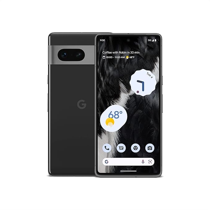 Google Pixel 7 - 128gb, 8-gb, 5g, Obsidian, International-version, Google