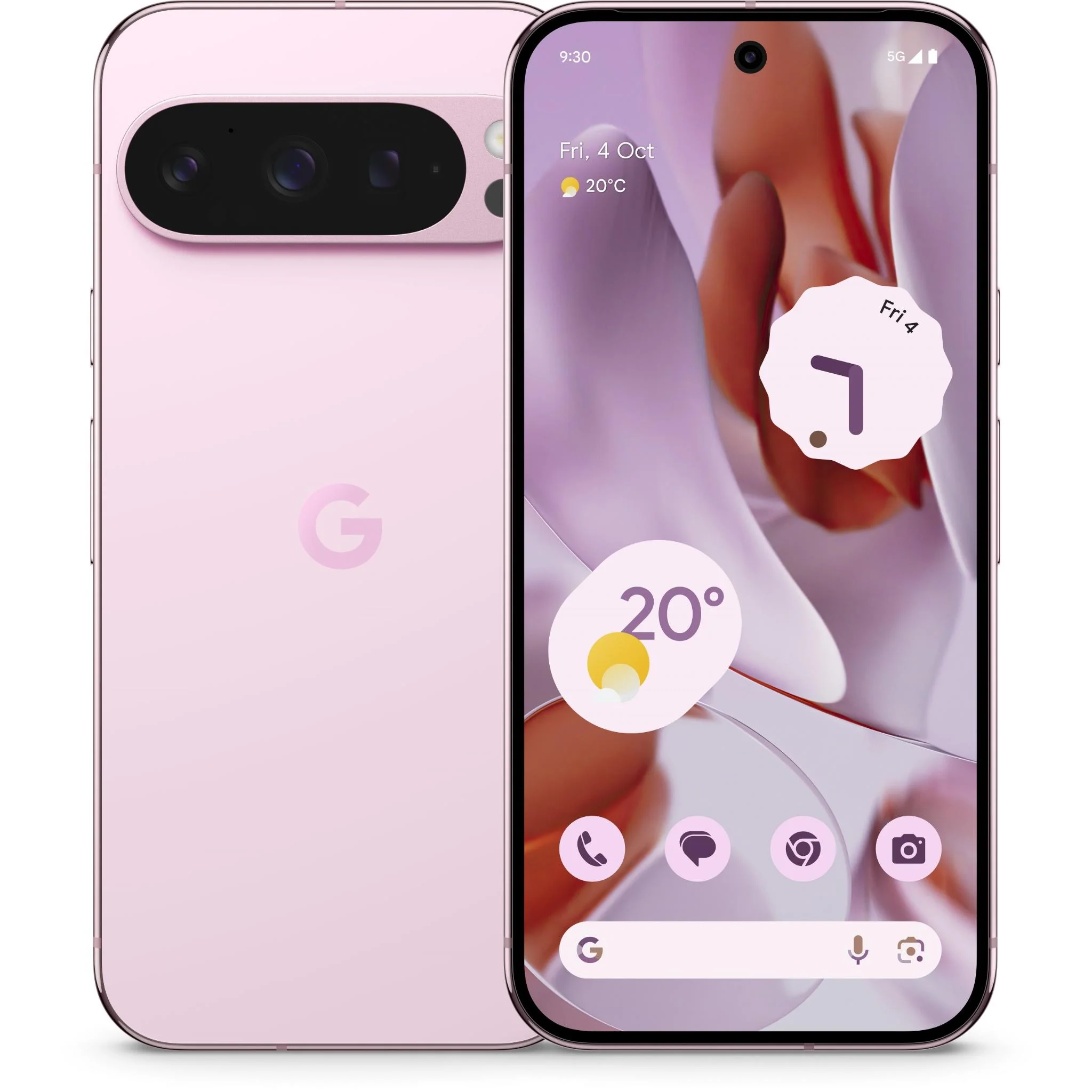 Google Pixel 9 Pro - 128gb, 16gb, 5g, Rose, International-version, Google