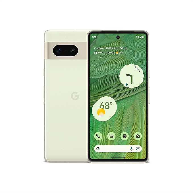 Google Pixel 7 - 128gb, 8-gb, 5g, Lemongrass, International-version, Google