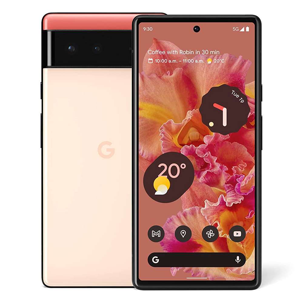 Google Pixel 6 - 128gb, 8-gb, 5g, Kinda-coral, International-version, Google