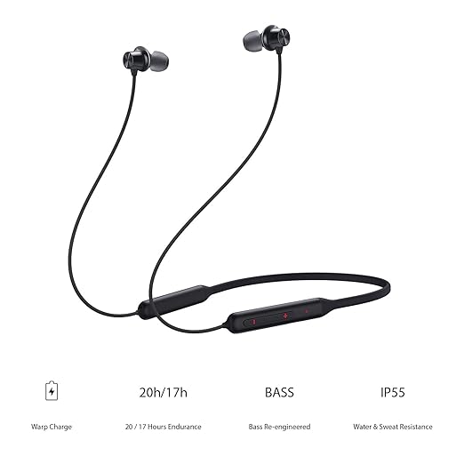 OnePlus Bullets Wireless Z - Bass Edition - Bold-black, Oneplus