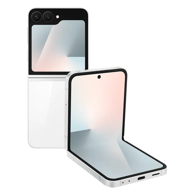 Samsung Galaxy Flip7 FE - Samsung, White, 5g, 8-gb, Nano-sim-esim, 128gb, International-version