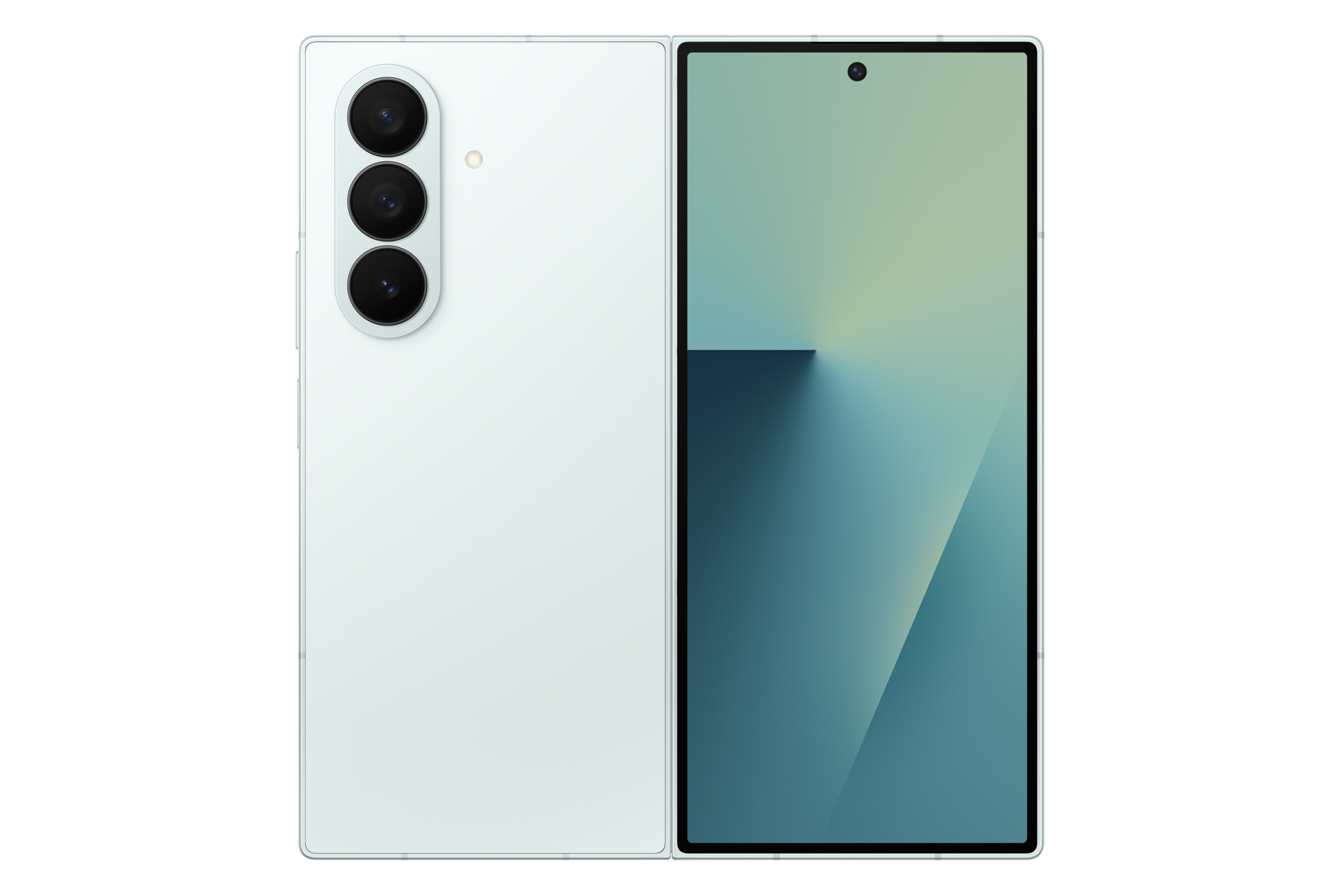 Samsung Galaxy Fold7 - Samsung, Mint, 5g, 12gb, 256gb, Nano-sim-esim, International-version