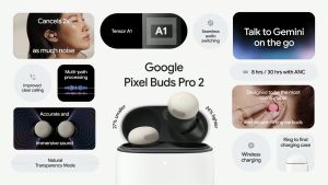  Google Pixel Buds AI Noise Cancellation 