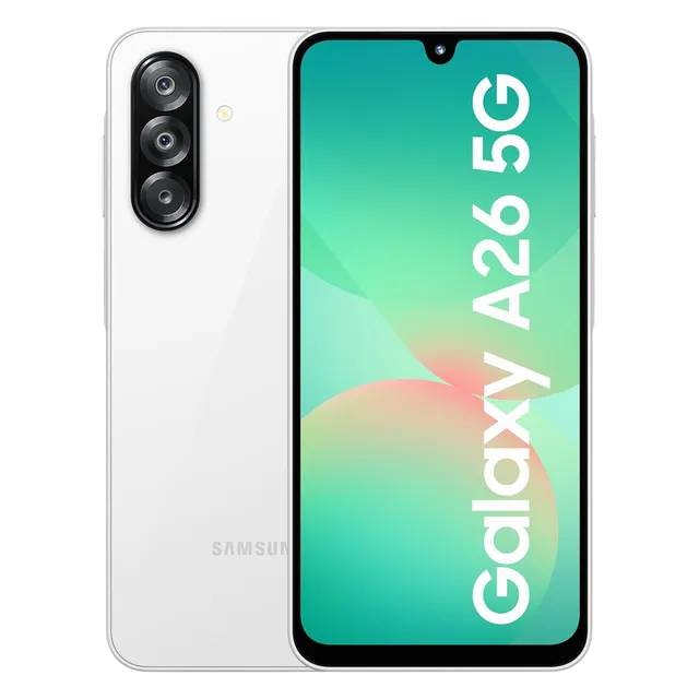 Samsung Galaxy A26 5G - Awesome-white, 4gb, 128gb, International-version, Samsung